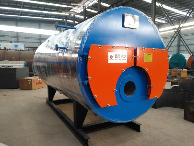 Automatic Industrial Natural Gas Steam Boiler Three Pass 