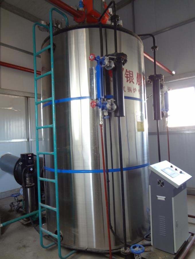 4 ton Vertical Type Oil Fired Steam Boiler Natural Circulation For Paper Plant