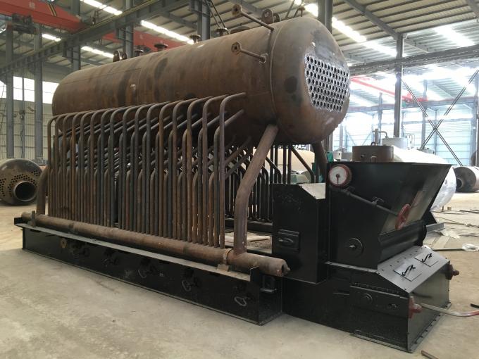 Wood Or Coal Horizontal Steam Boiler / Pellet Fired Steam Boiler Customized