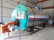 30-1300hp Industrial Gas Fired Boilers / Textile Industry Horizontal Steam Boiler