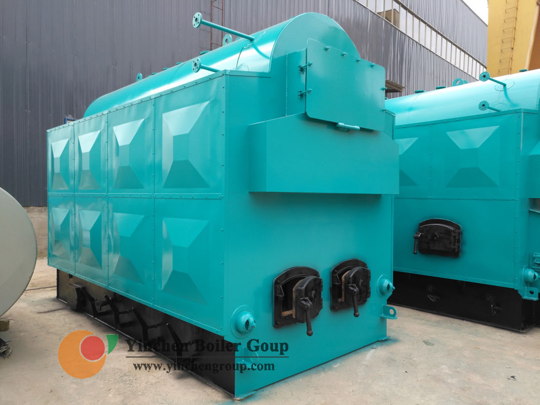 Moving Grate Biomass Fired Steam Boiler , Horizontal Fire Tube Boiler 1-4 T/H