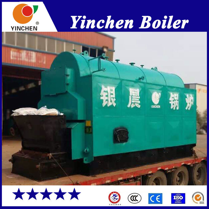 There Return Chain Grate Steam Boiler Automatic Feeding And Slagging