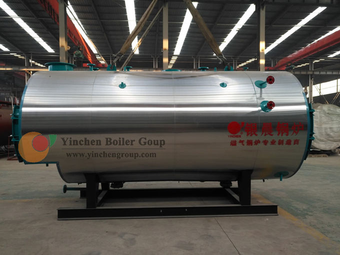 WNS model fire tube three-return structure gas fired steam boiler