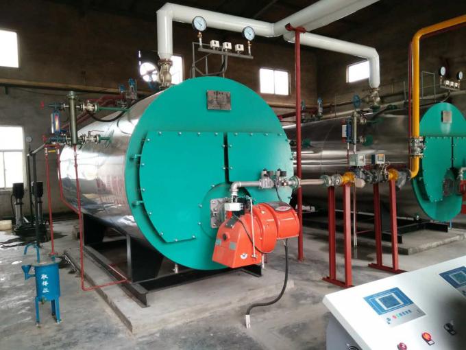 0.5-20T High Efficiency Horizontal Gas Boiler With Good Performance Burner