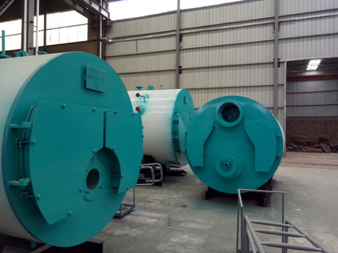 0.7Mp-1.25Mpa Industrial Steam Boilers / Horizontal Oil Boiler Running Stably