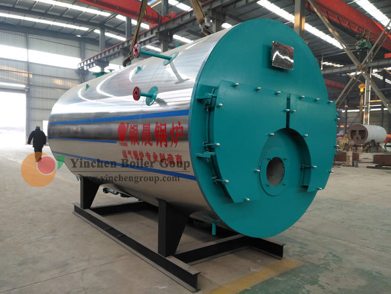 Industrial Oil Fired Steam Boiler Fire Tube Three Return Structure 184- 450C
