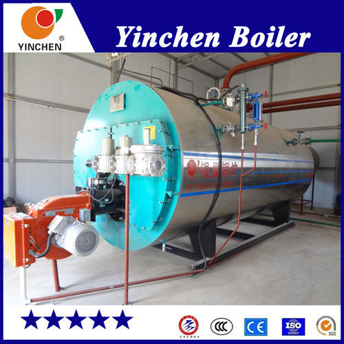pressurized combustion burning gas fired steam generator