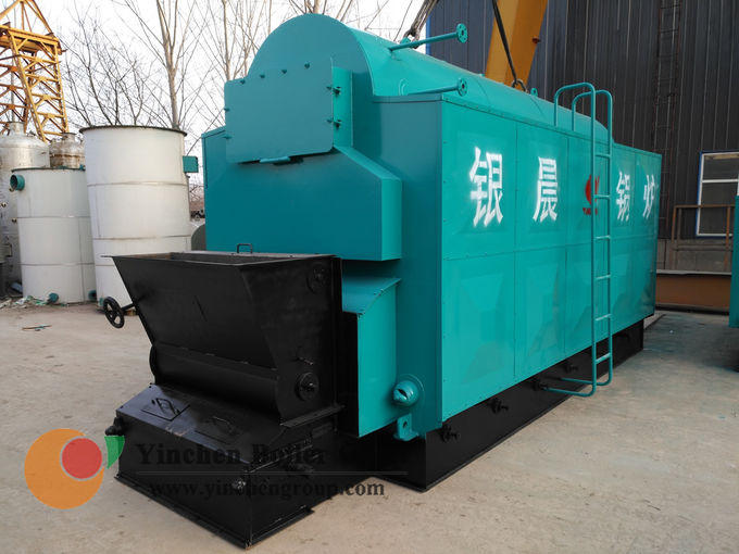DZL series steam output temperature 184-194C horizontal there return water and fire tube chain grate coal fired boiler